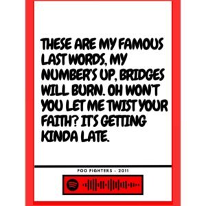 Foo Fighters - Bridge burning