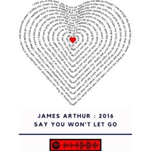 James Arthur - Say you wont let go