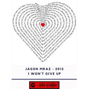 Jason Mraz - I wont give up