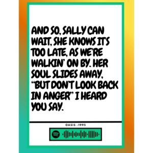 Oasis - Dont look back in anger