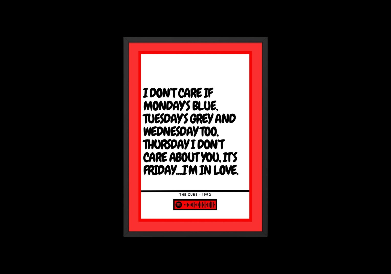 The Cure - Its Friday I'm in love
