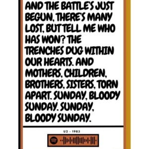 U2 - Sunday bloody sunday