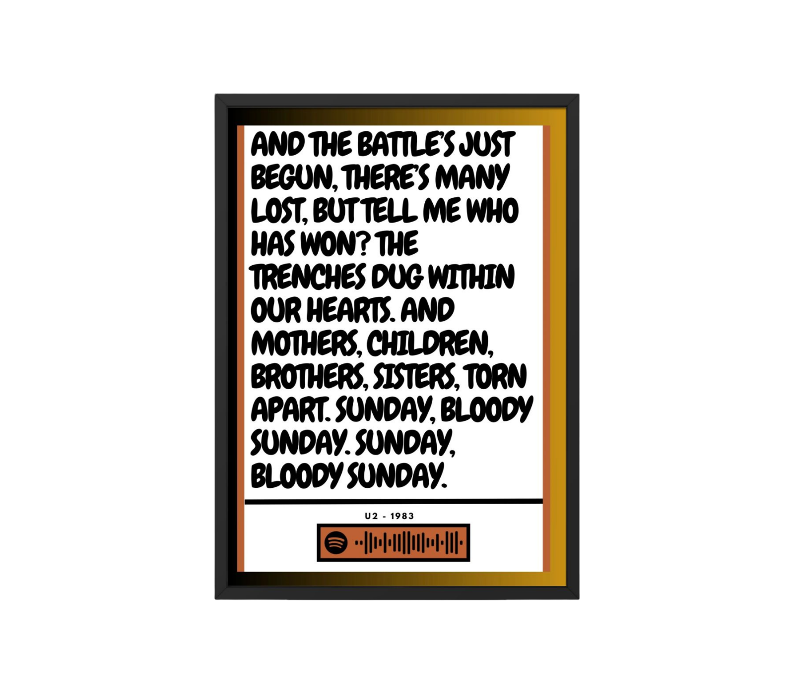 U2 - Sunday bloody sunday