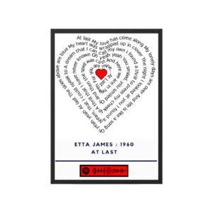 Portrait Framed Art Print Etta James - At Last