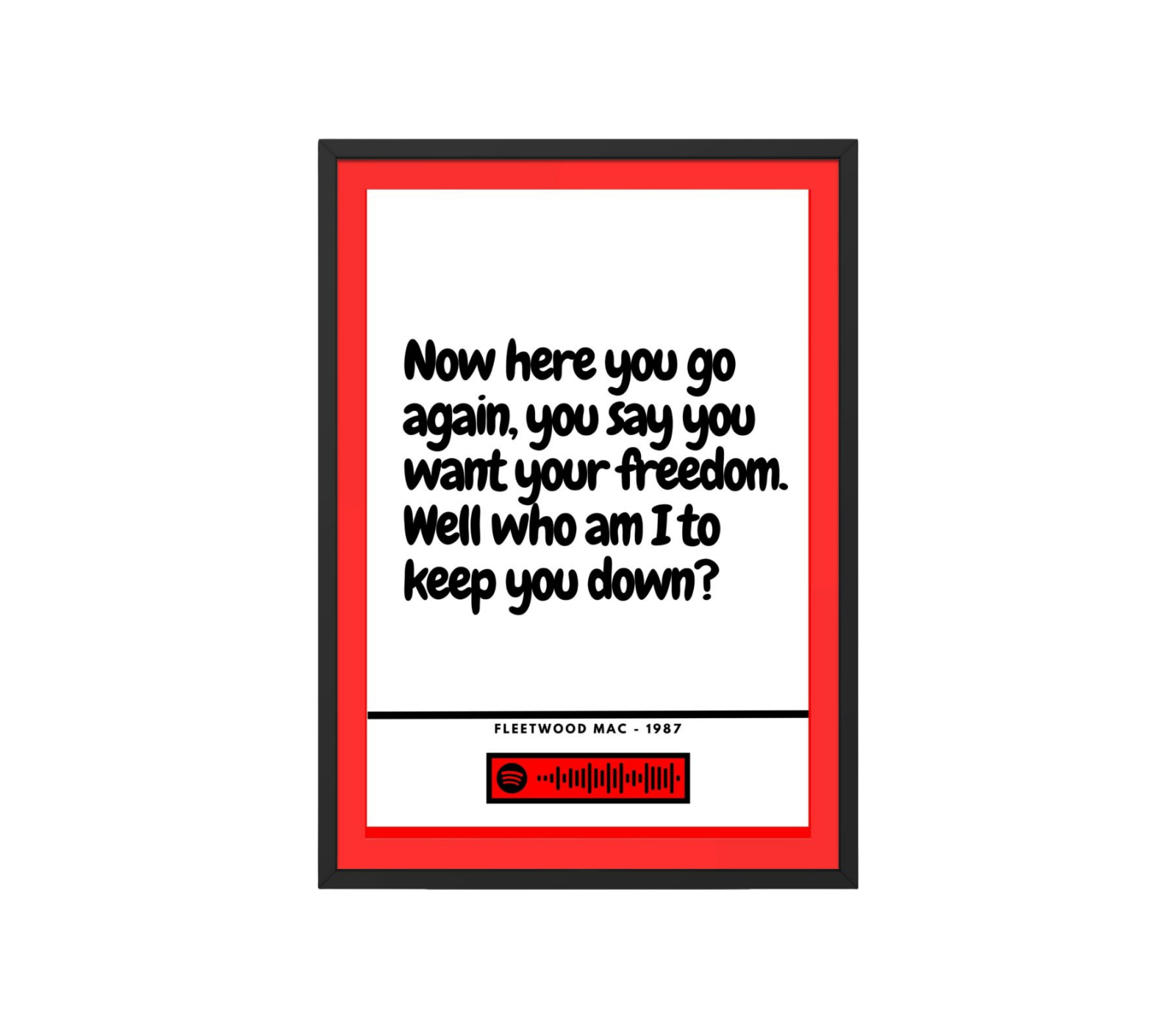 Portrait Framed Art Print Fleetwood Mac - Dreams