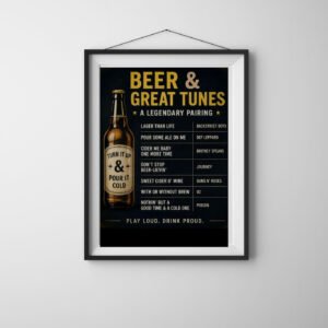 Beer & Tune Pairing - alternate view
