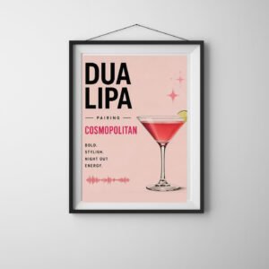 Cocktail Pairing – Dua Lipa - alternate view