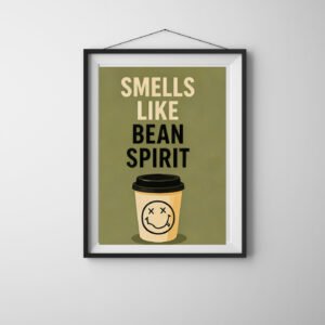 Portrait Framed Art Print Nirvana – Teen Spirit A3 - alternate view