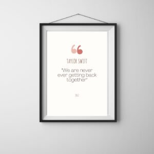 Taylor Swift – Never Getting Back Together - alternate view