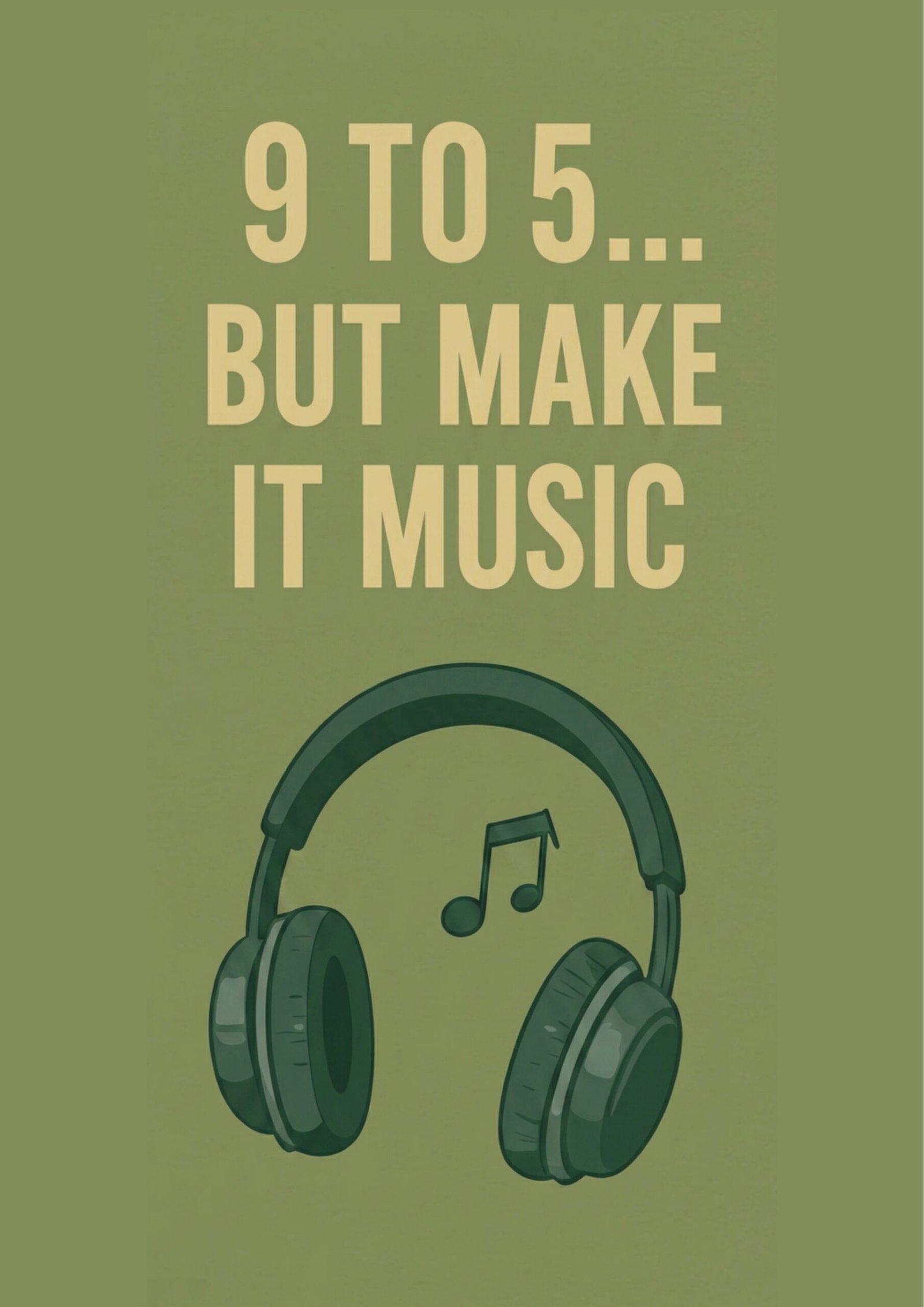 Portrait Framed Art Print 9 to 5 Music - Image 2
