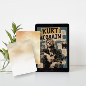 Portrait Framed Art Print Kurt Cobain