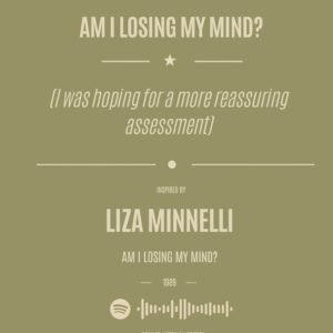 Liza Minnelli – Losing My Mind - alternate view