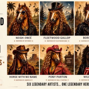 Music Horses - alternate view