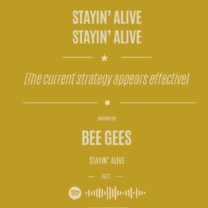 Bee Gees – Stayin’ Alive - alternate view