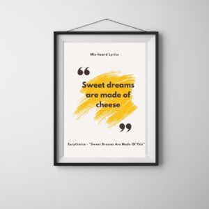 Eurythmics – Sweet Dreams - alternate view